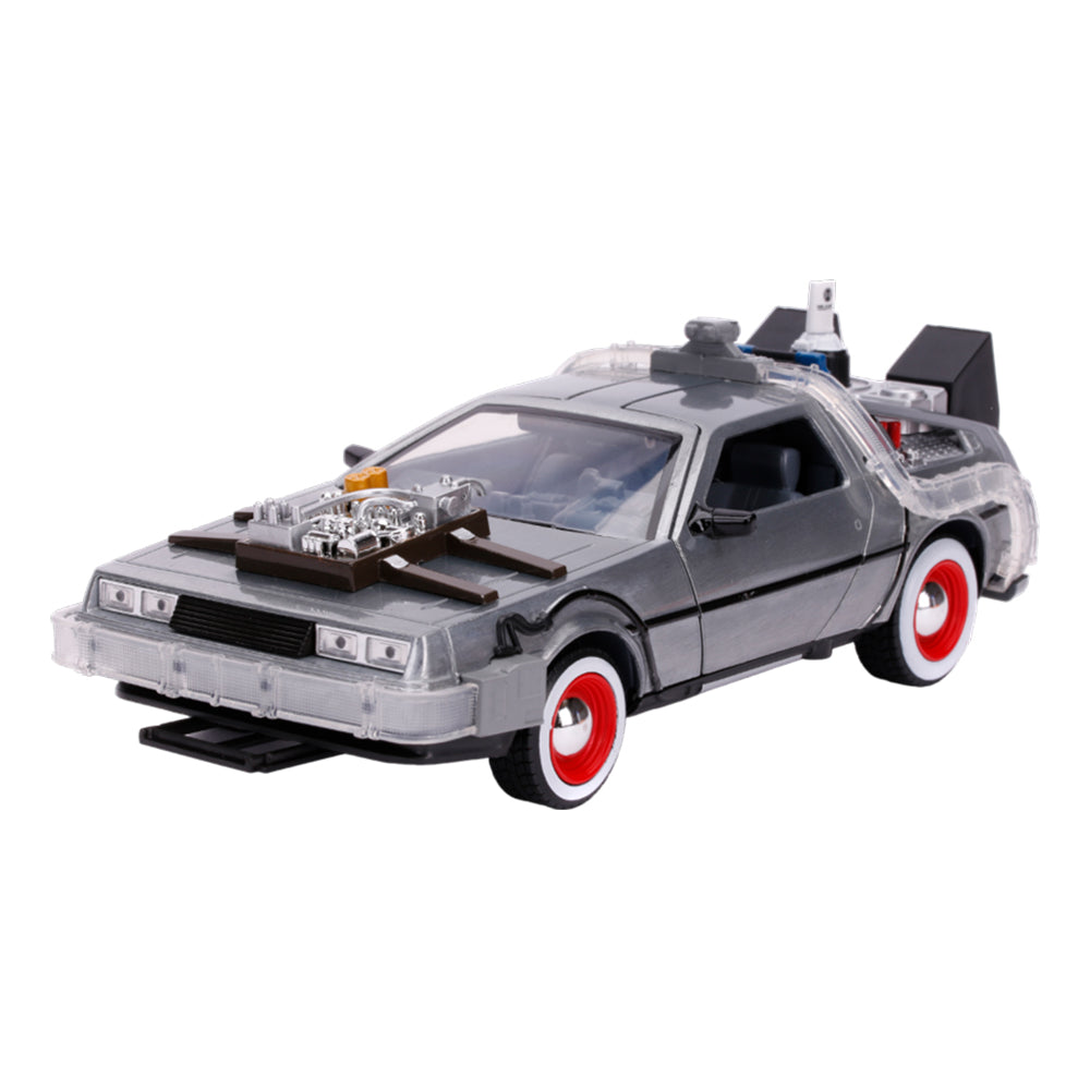 Jada 1:24 Scale Back To The Future Part 3 DeLorean Time Machine Diecast Vehicle