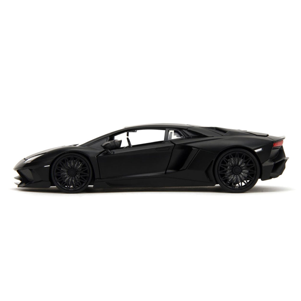 Jada 1:24 Scale Fast And Furious Shaw's Lamborghini Aventador Black Diecast Car