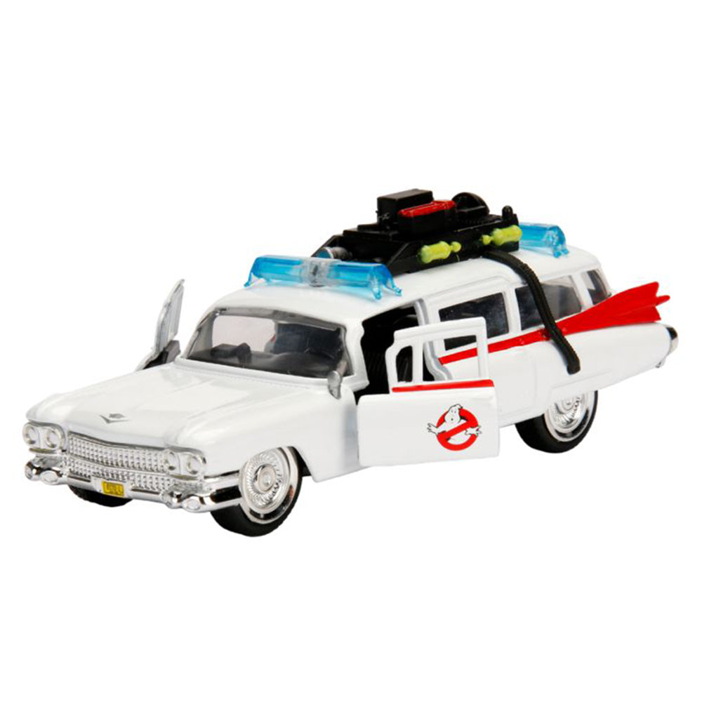 Jada 1:32 Scale Ghostbusters 1984 Hollywood Rides Ecto-1 Diecast Vehicle