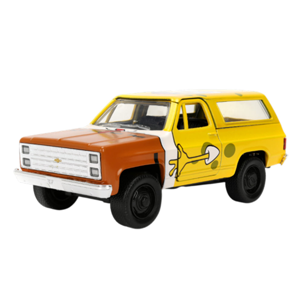 Jada 1:32 Scale Spongebob Squarepants 1980 Chevrolet K5 Blazer Diecast Vehicle