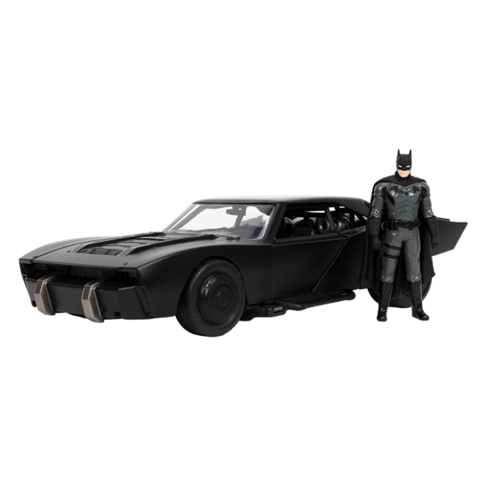 Jada 1:24 Scale Hollywood Ride The Batman Batmobile With Batman Figurine Diecast Model