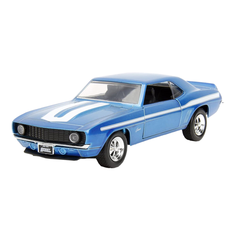 Jada 1:32 Scale Fast & Furious 1969 Chevrolet Camaro Blue Diecast Model Car