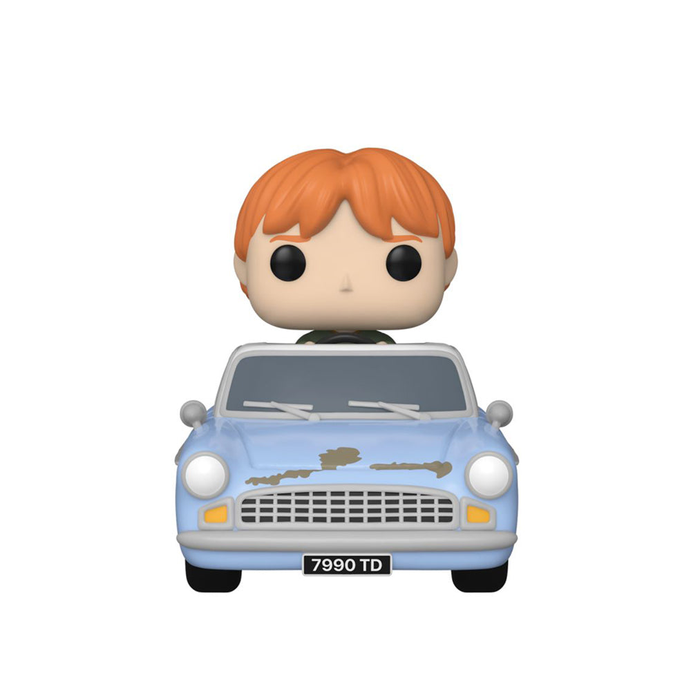 Funko Harry Potter Ron Weasley In Flying Car Pop! Rides Figure Collectible