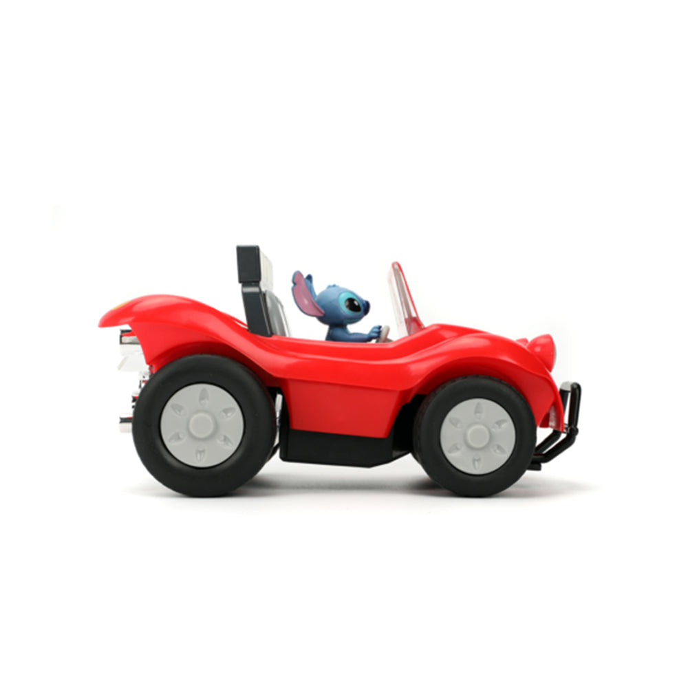 Jada 1:24 Scale Lilo & Stitch Stitch In Red Buggy Remote Control Model Car Toy