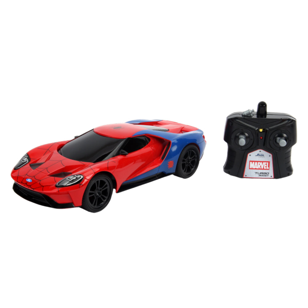 Jada 1:16 Scale Marvel Spider-Man 2017 Ford GT Remote Control Vehicle
