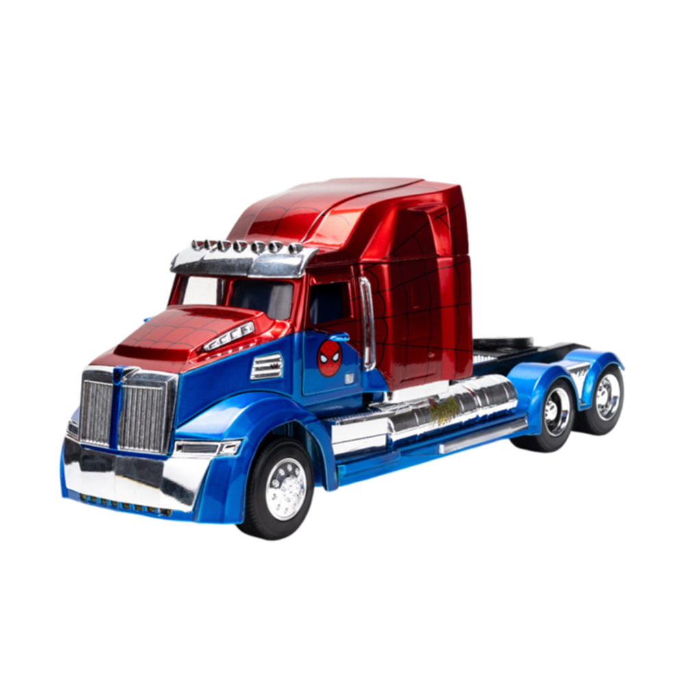 Jada 1:24 Scale Marvel Spider-Man Big Rig Western Star 5700 XE Diecast Vehicle