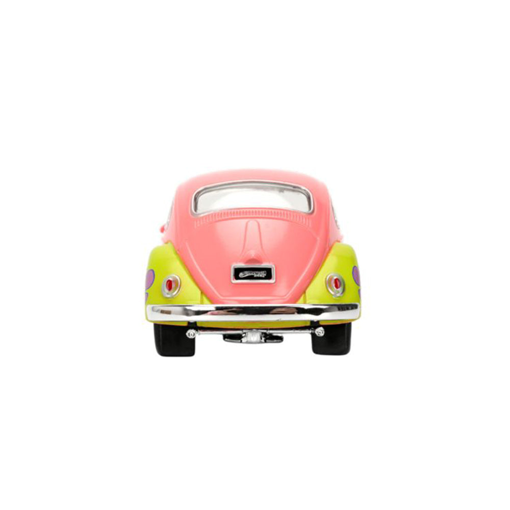 Jada 1:32 Scale Spongebob Squarepants 1959 Volkswagen Beetle Diecast Vehicle