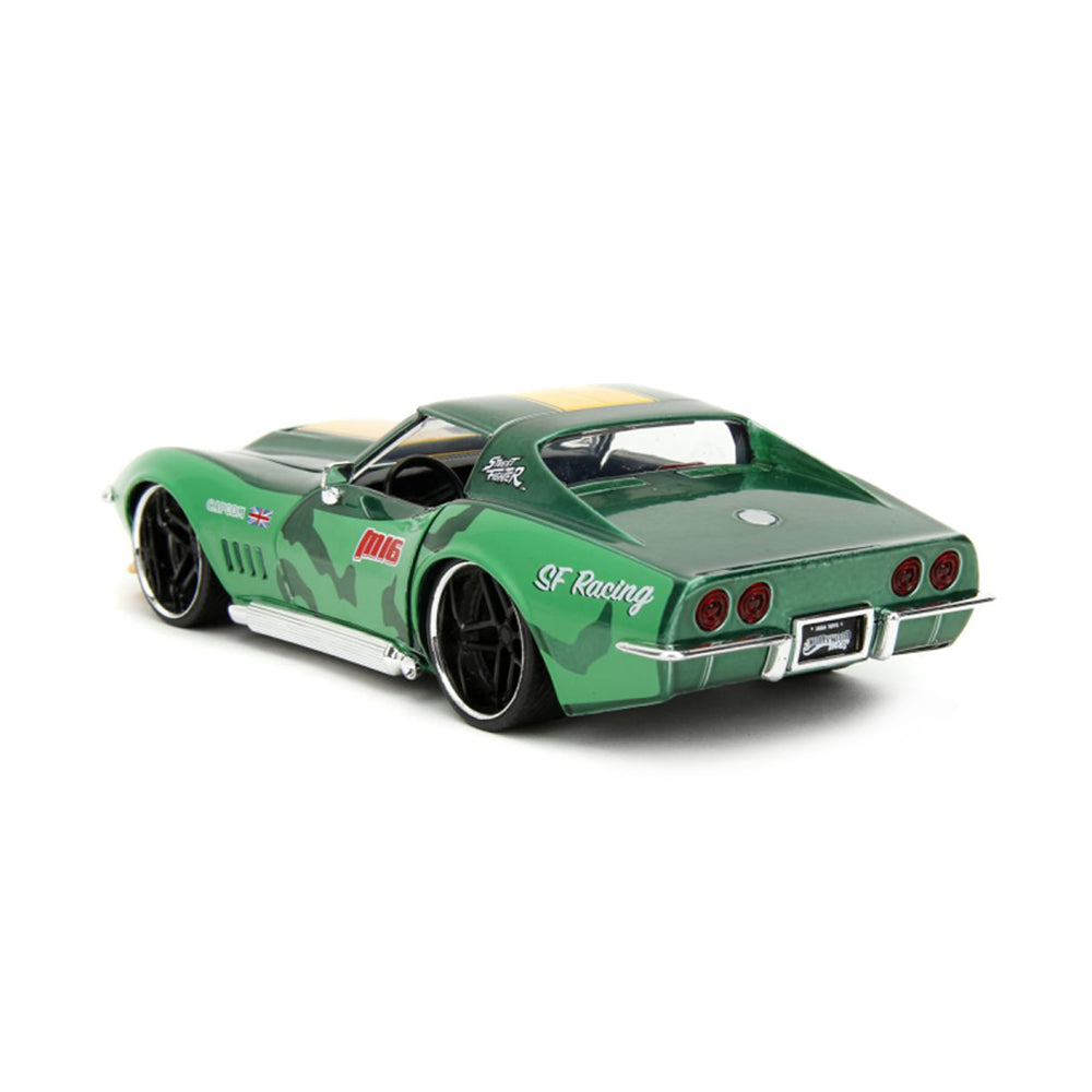 Jada 1:24 Scale 1969 Chevrolet Corvette Stingray ZL1 With Cammy Figure Diecast Model