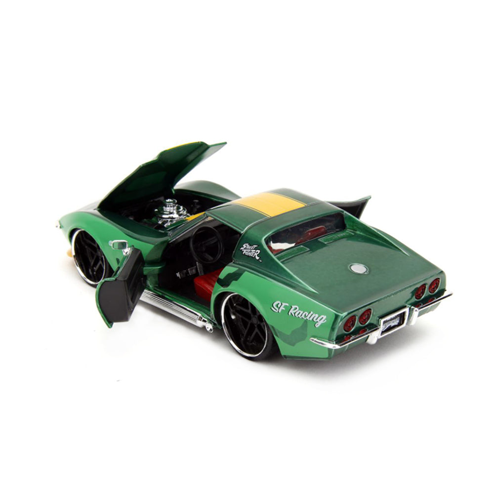 Jada 1:24 Scale 1969 Chevrolet Corvette Stingray ZL1 With Cammy Figure Diecast Model