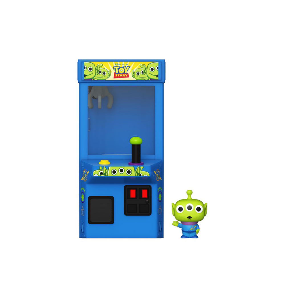 Funko Toy Story Alien Glow In The Dark Bitty Pop! Arcade Claw Machine Display