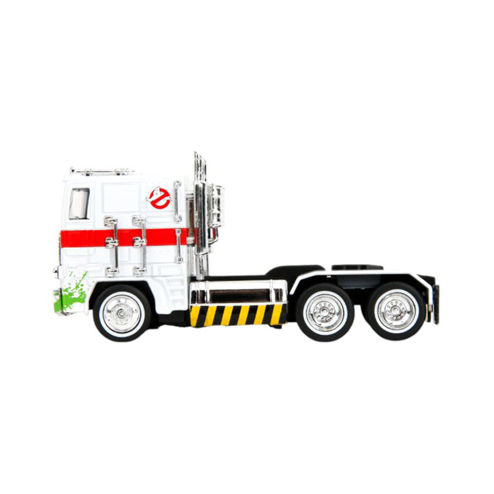 Jada 1:32 Scale Transformers Optimus Prime x Ecto-1 Mash-up Diecast Vehicle