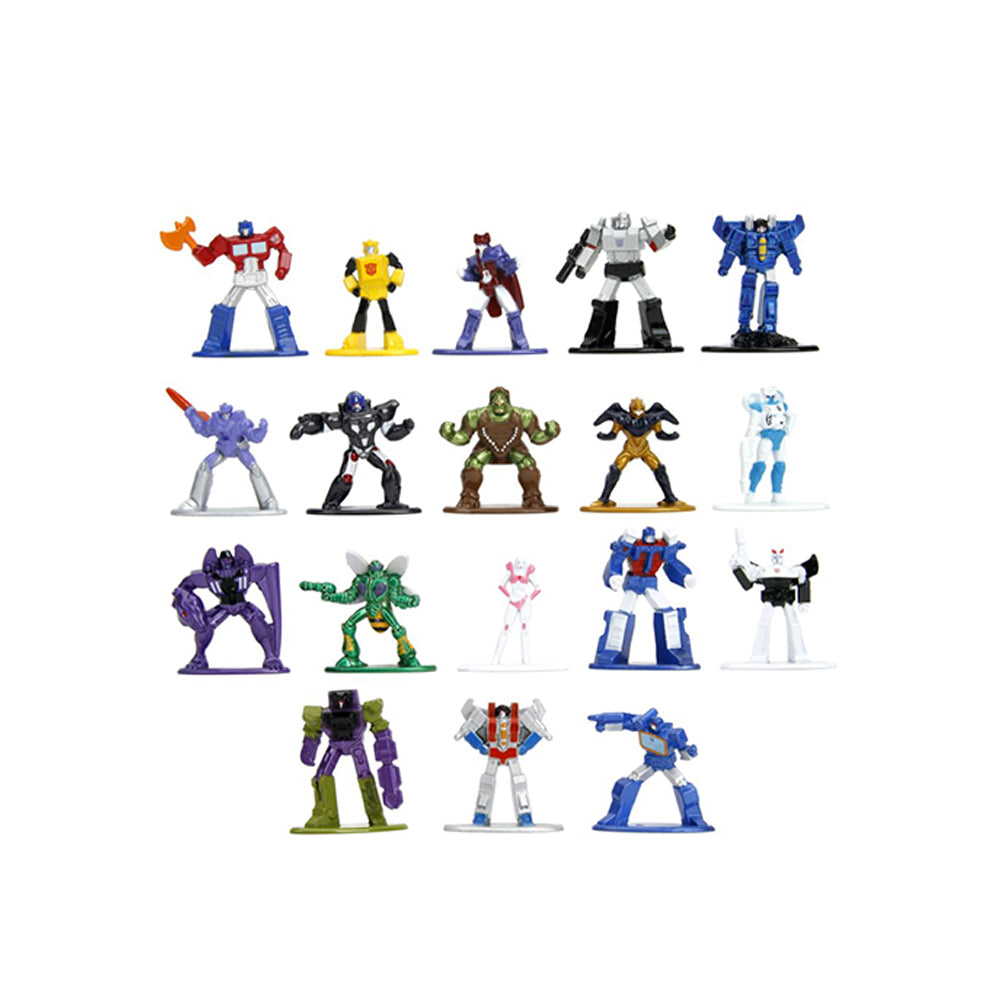 Jada Transformers Nano MetalFigs Series 3 Diecast Figure 18-Pack Collectible