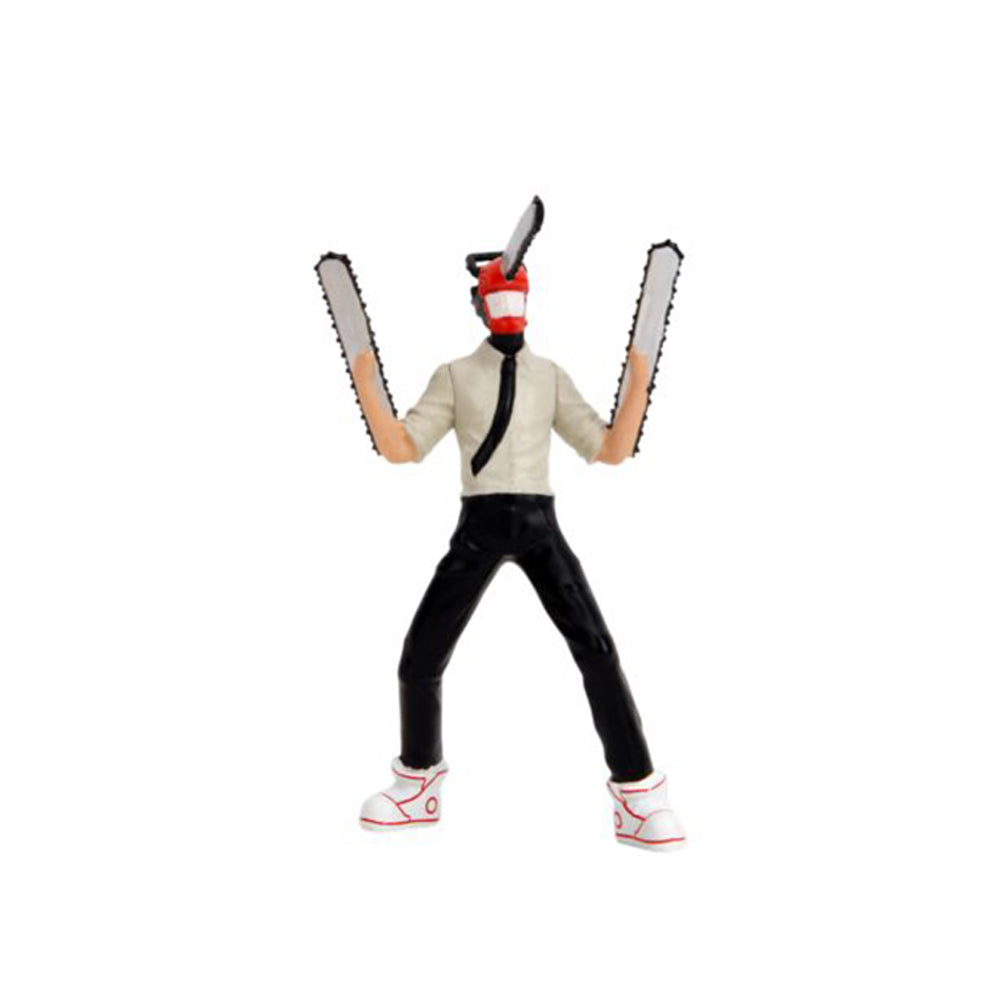 Jada 1:24 Scale Chainsaw Man 1995 Toyota Supra With Figure Orange Car Model