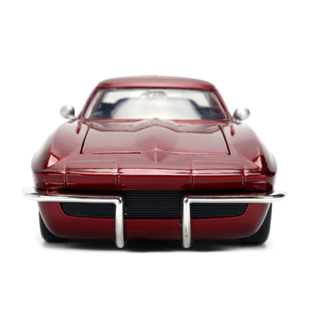 Jada 1:24 Scale Big Time Muscle 1963 Chevrolet Corvette Stingray Diecast Car