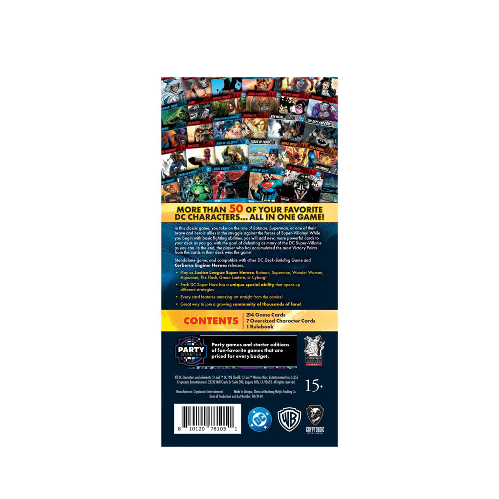 Cryptozoic Entertainment DC Party/Starter Edition Deck-Building Cards Game