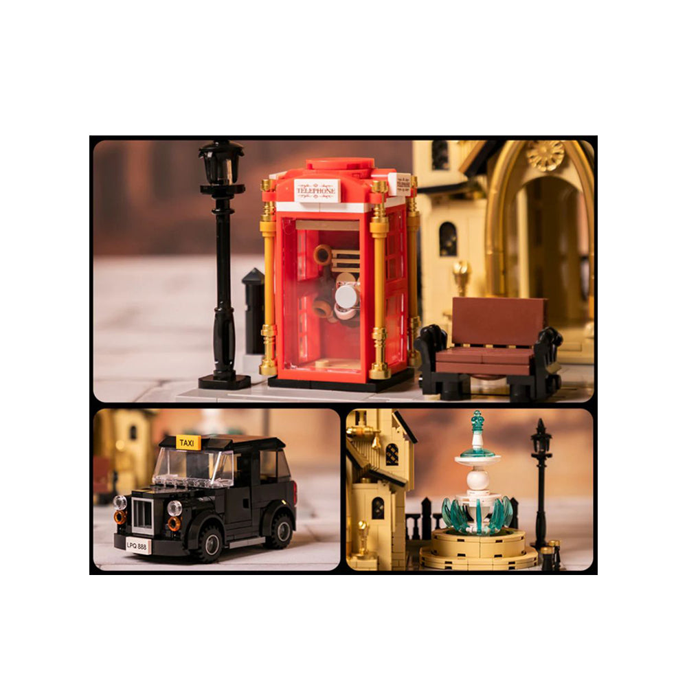 Pantasy Steampunk Series Bell Tower Construction 2424 Piece Kit Toy Model