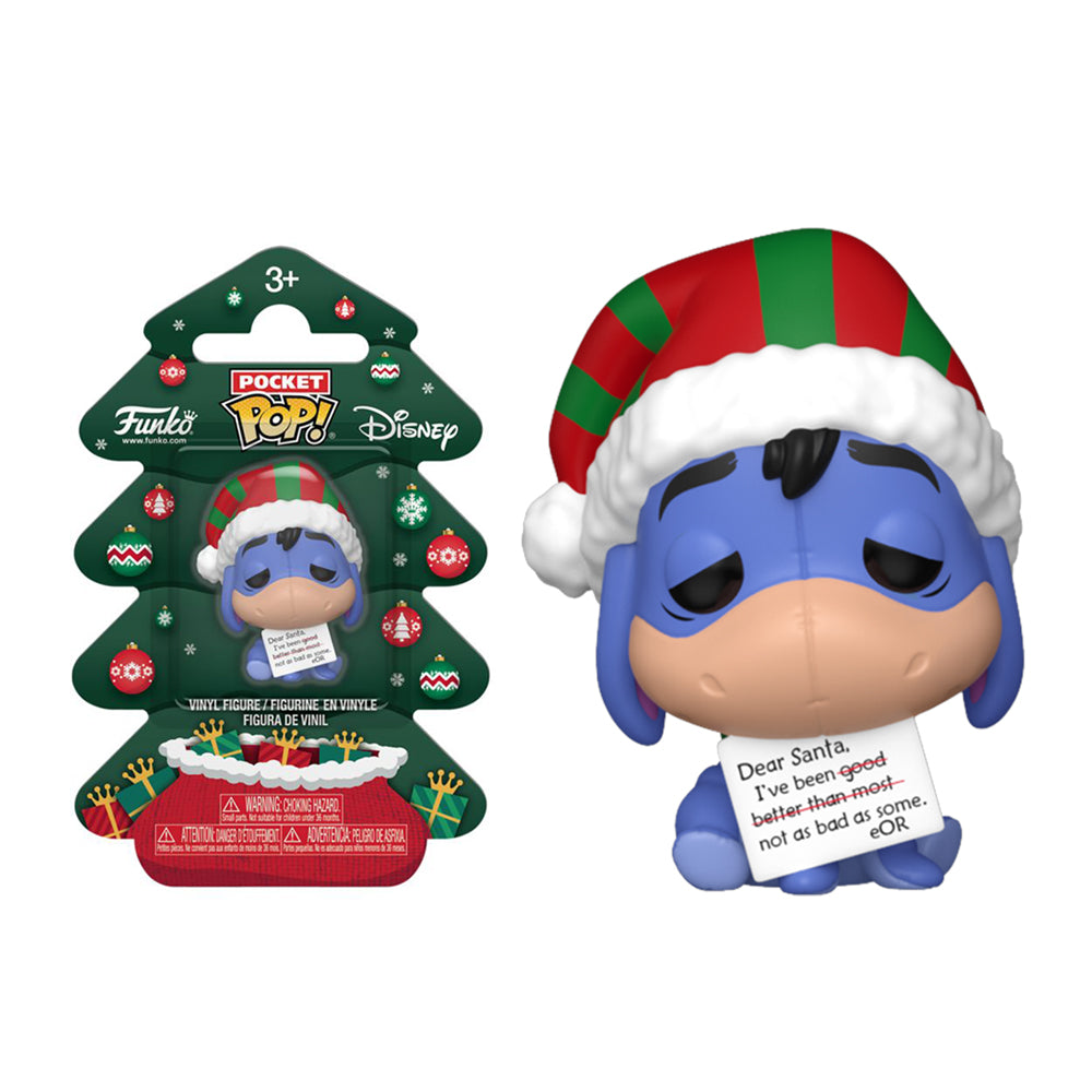 Funko Winnie The Pooh Eeyore Holiday Pocket Pop! Vinyl Figure Collectible