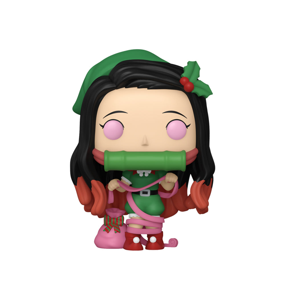 Funko Demon Slayer Nezuko Kamado Holiday Pop! Plus Vinyl Figure Collectible