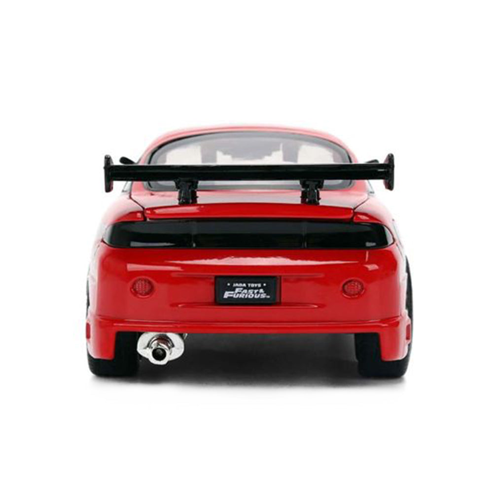 Jada 1:24 Scale Fast & Furious Brian's Mitsubishi Eclipse Red Diecast Car Model