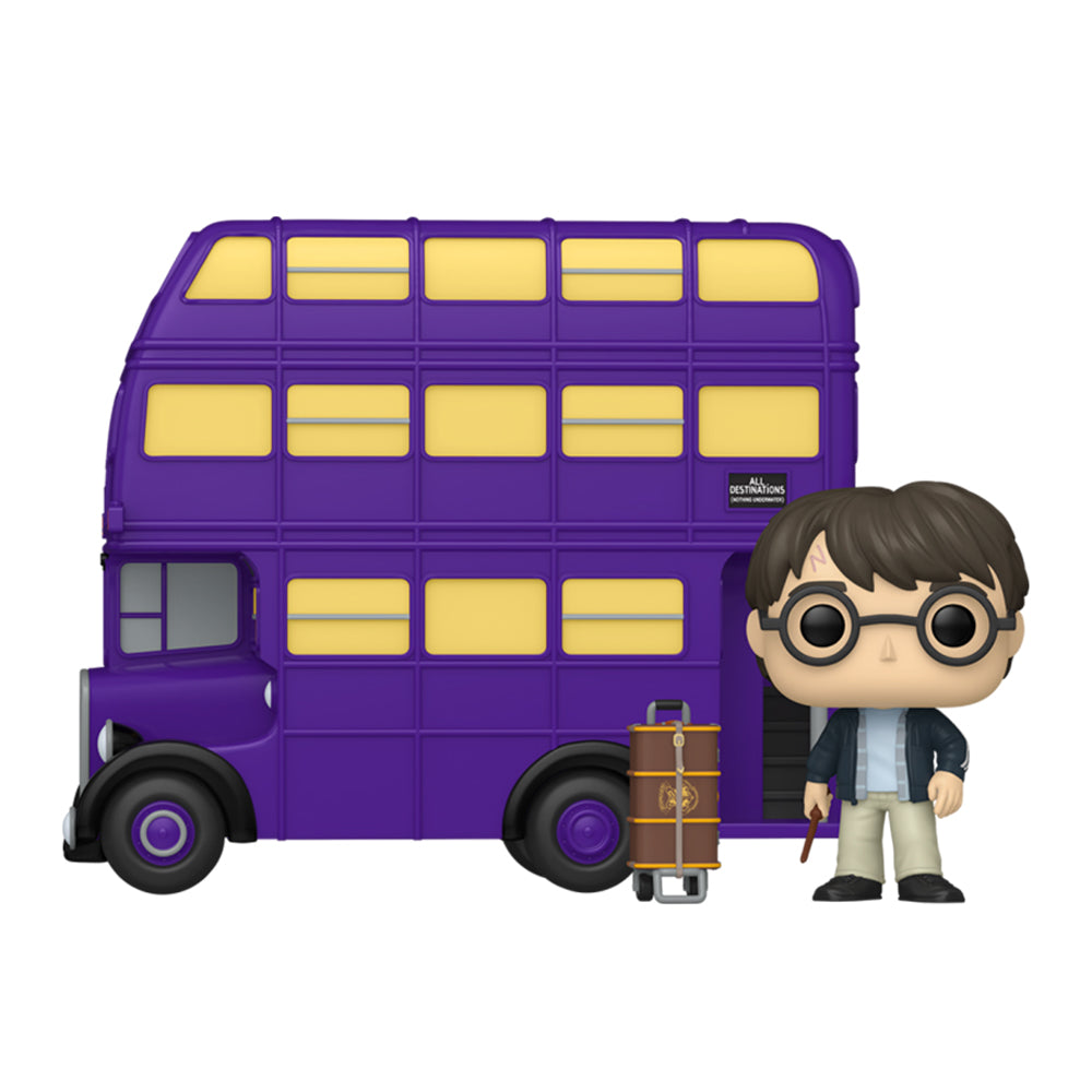 Funko Harry Potter Harry With Knight Bus Pop! Ride Vinyl Figure Collectible