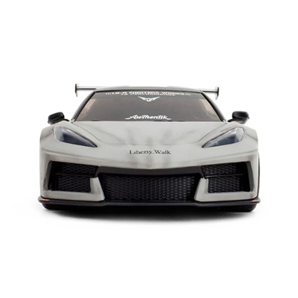 Jada 1:24 Scale Liberty Walk Corvette C8 Toyo Tires Awthentik Diecast Car Model