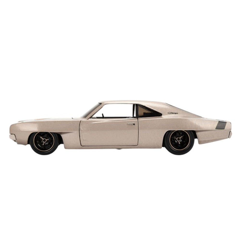 Jada 1:24 Scale Pink Slips 1968 Dodge Charger Wide Body Diecast Car Model