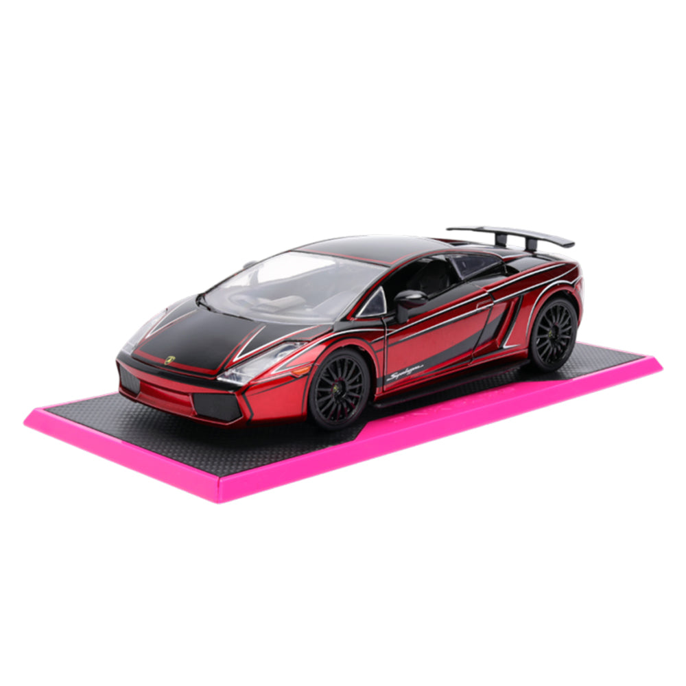 Jada 1:24 Scale Pink Slips Lamborghini Gallardo Superleggera Diecast Car Model
