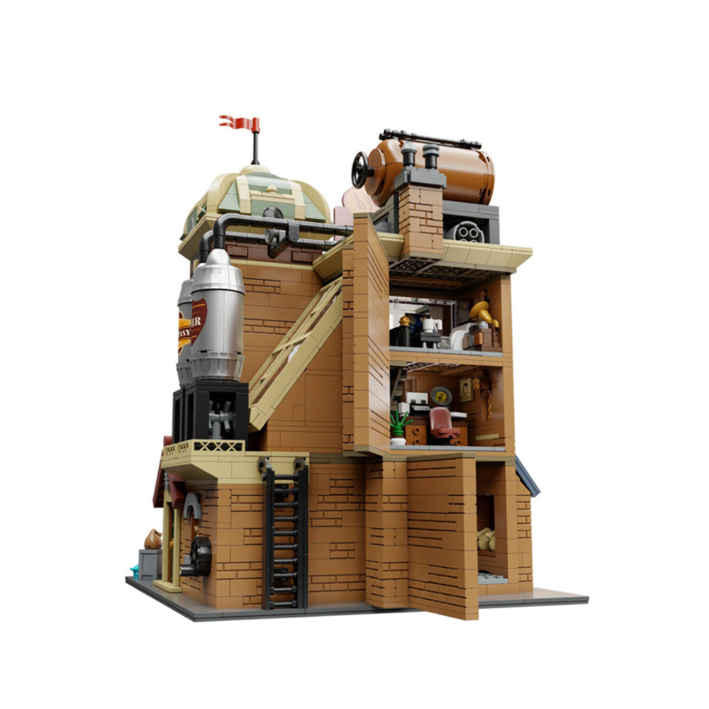 Pantasy Retro Series Craft Brewery Building Block Construction Set DIY Model