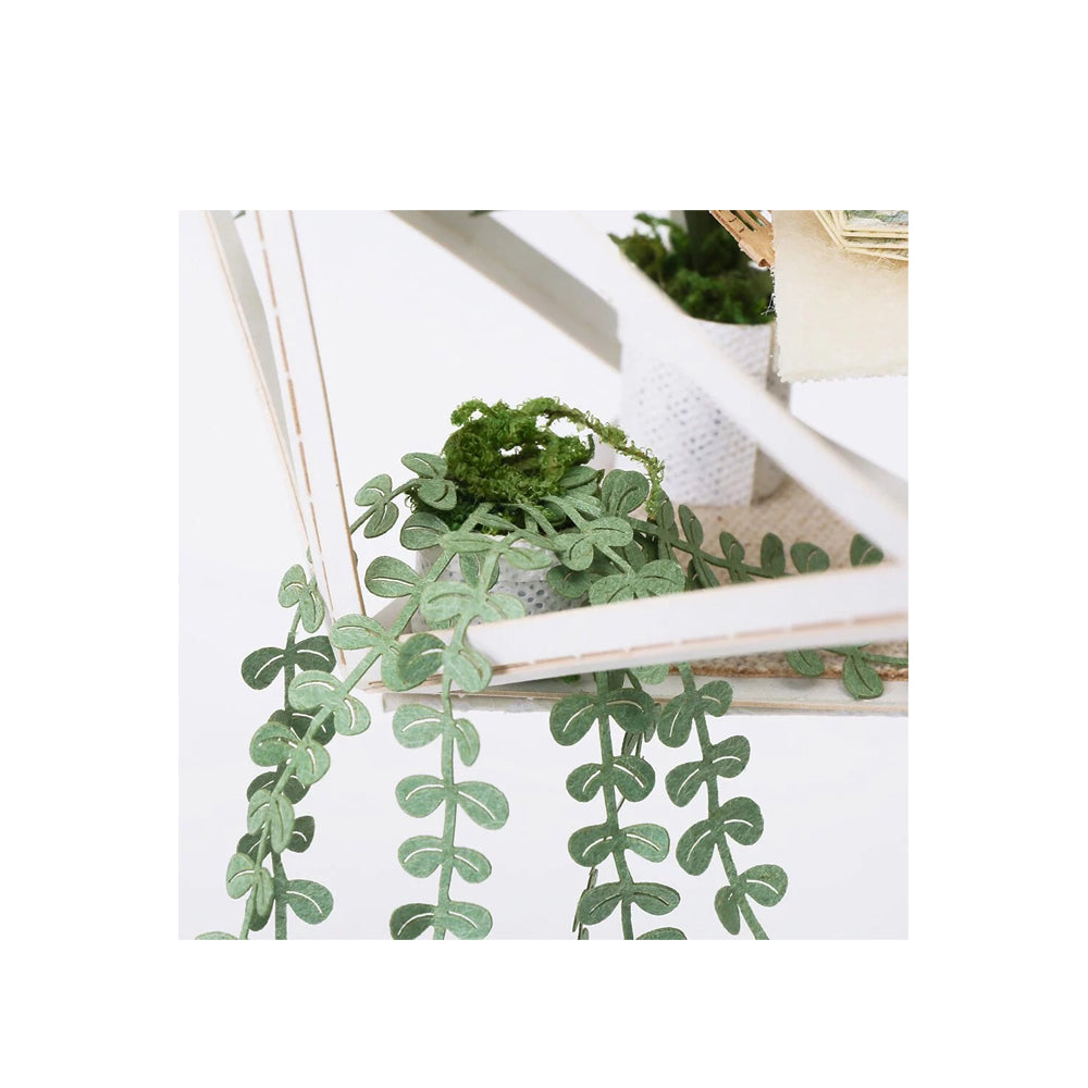 PaperNthought Ceriman Swing Chair & Parrots Paper Puzzle Model Home Decoration