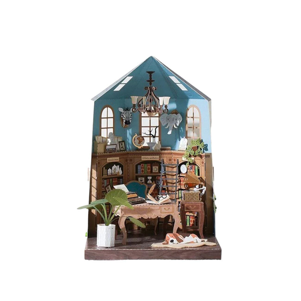 PaperNthought Classic Study Room Paper Puzzle 3D Puzzle Model Toy Kit