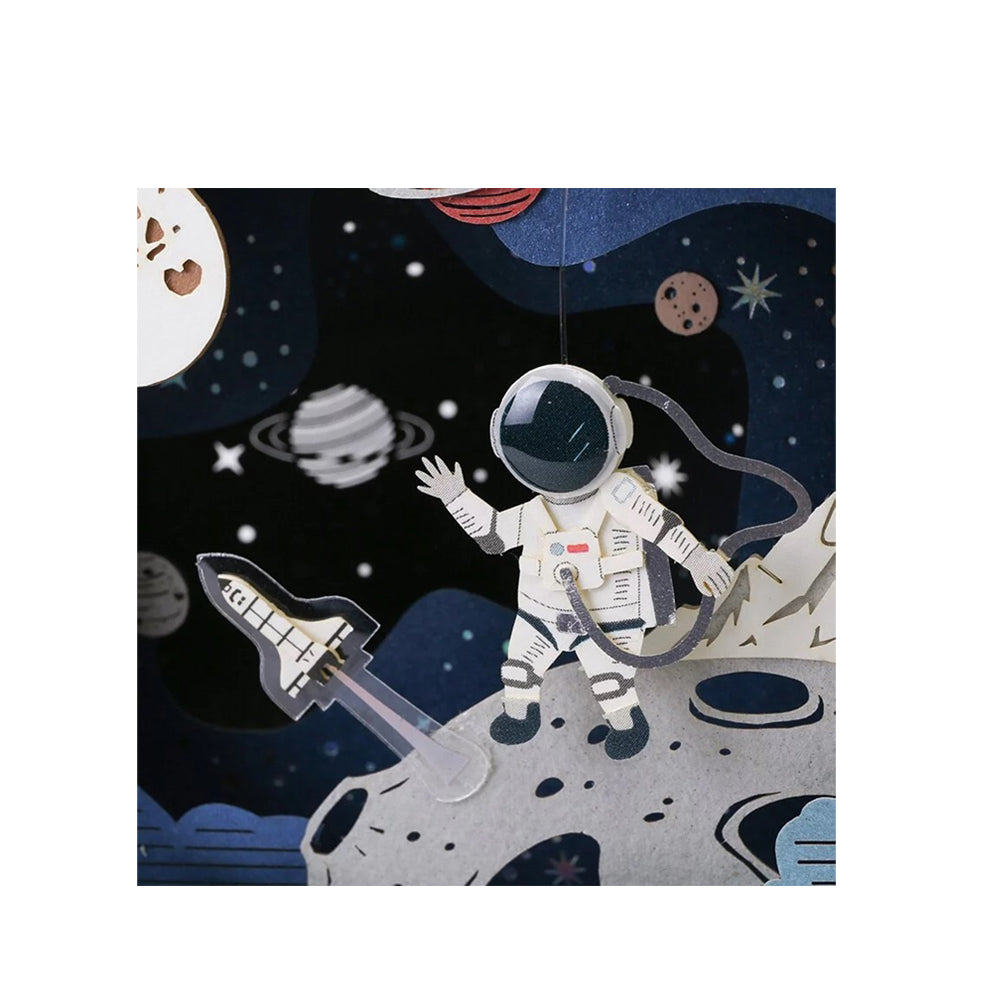 PaperNthought Spacewalk Paper Puzzle Model Kit Assembly Model Toy
