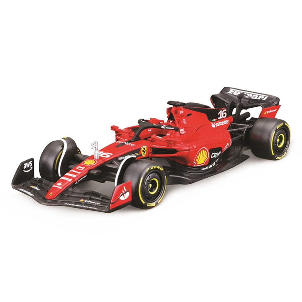 Bburago 1:43 Scale Formula Racing 2023 F-1 Ferrari SF-23 #16 Leclerc Model Car