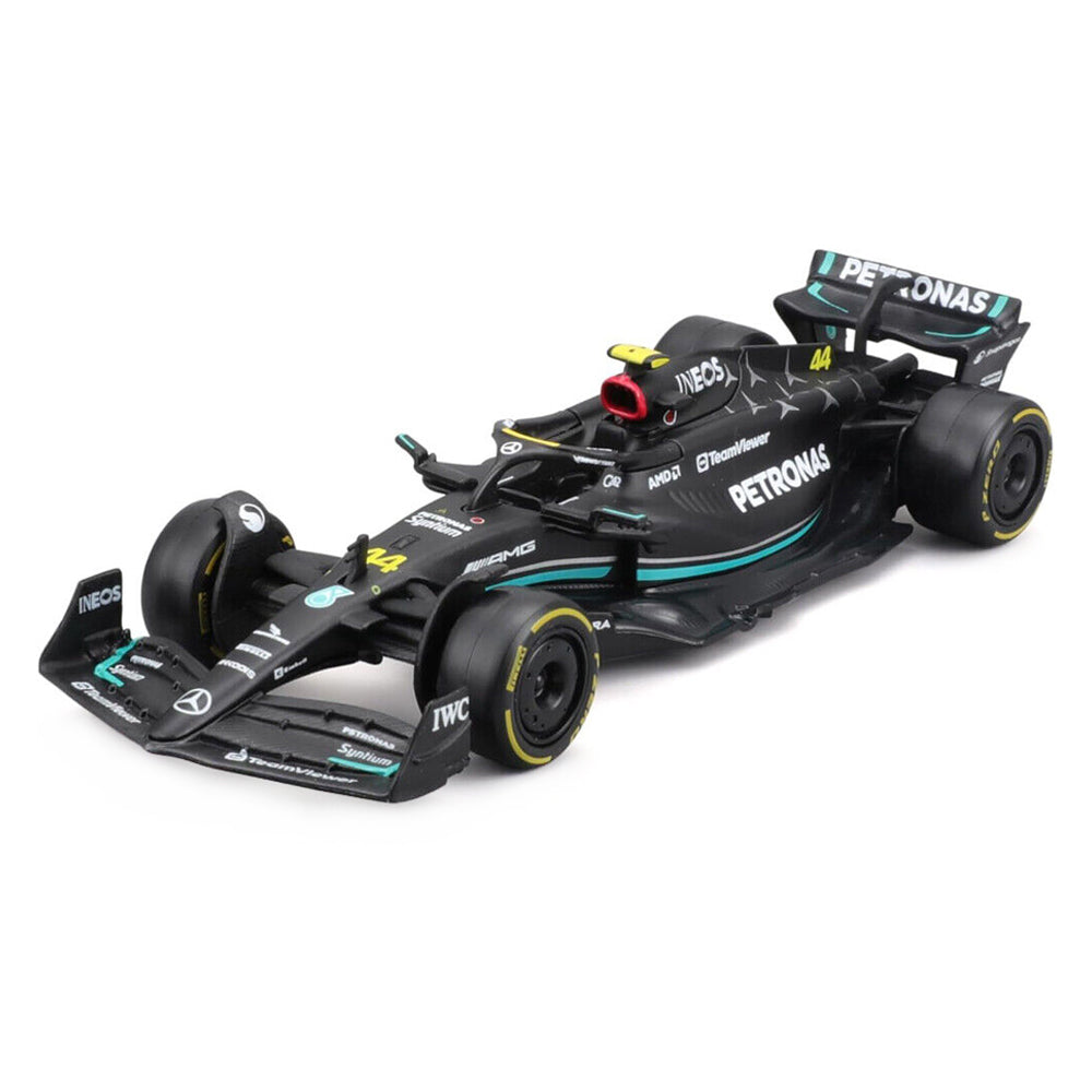 Bburago 1:43 Scale Formula Racing 2023 F1 Mercedes W14 #44 Hamilton Diecast Car