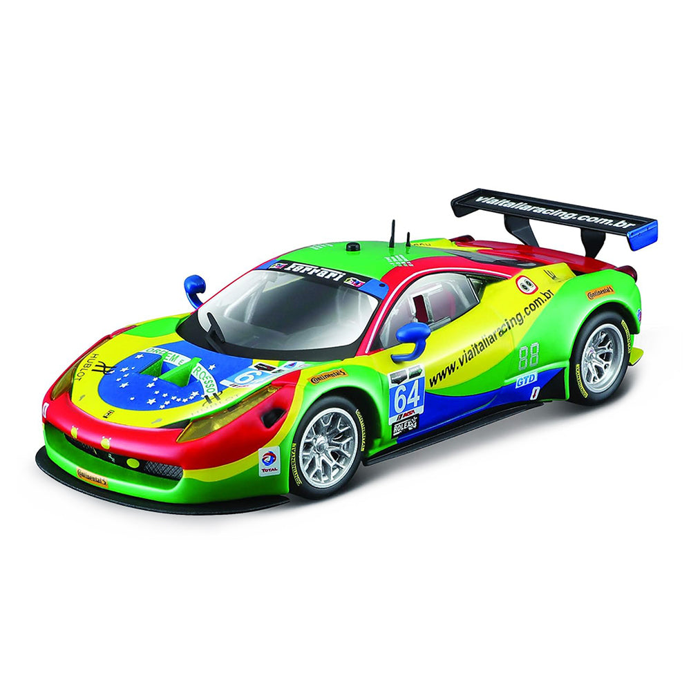 Bburago 1:43 Scale Ferrari Racing 2015 Ferrari 458 Italia GT3 #64 Diecast Model