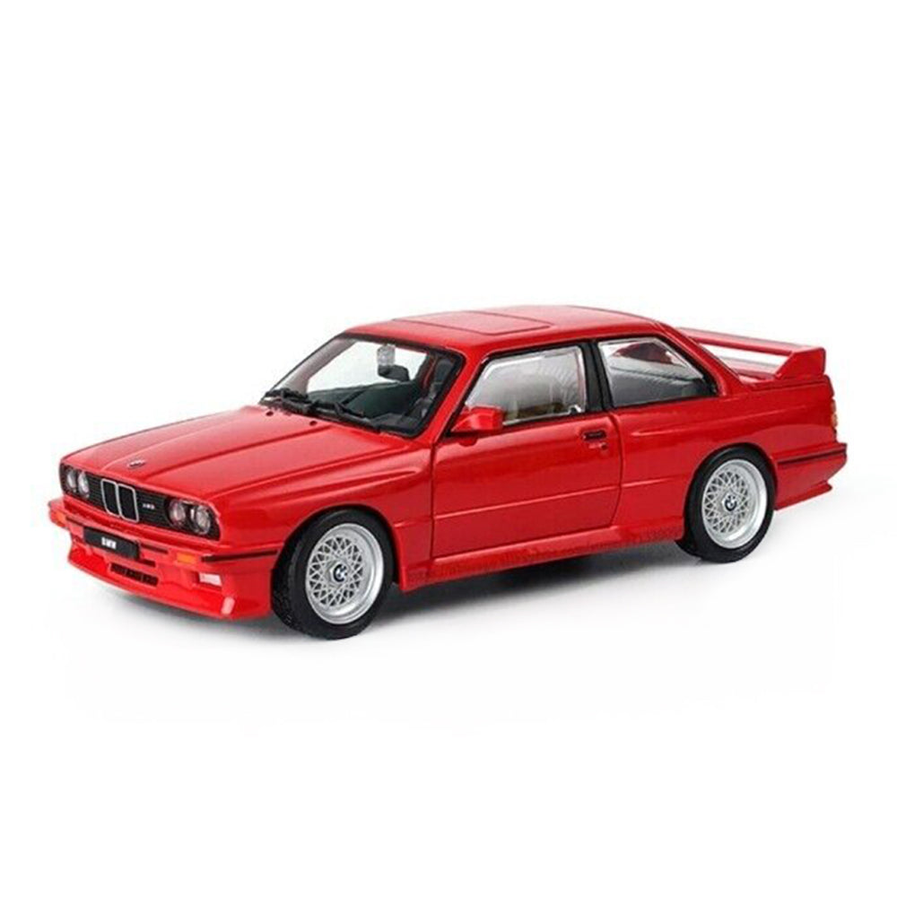 Bburago 1:24 Scale 1988 BMW 3 Series E30 M3 Red Diecast Model Car