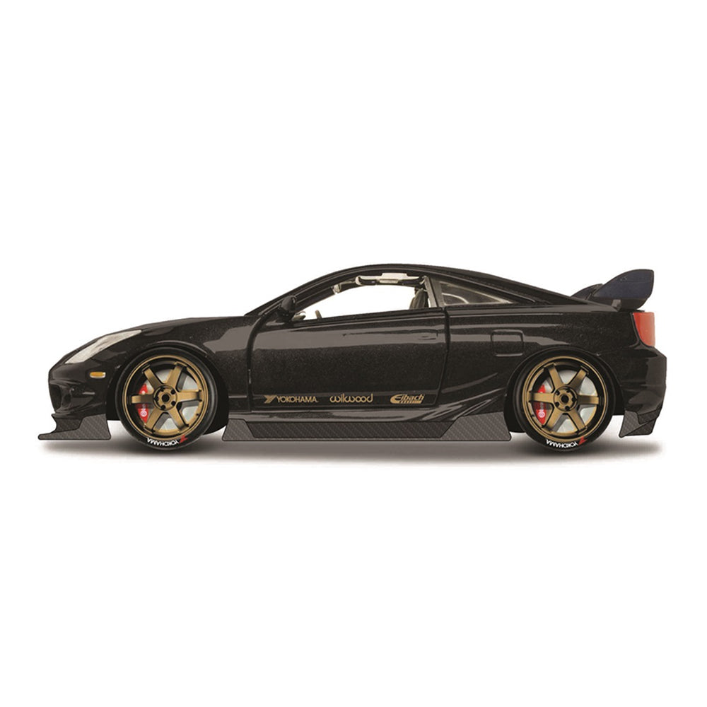 Maisto 1:24 Scale Tokyo Modern 2004 Toyota Celica GT-S Black Diecast Car Model