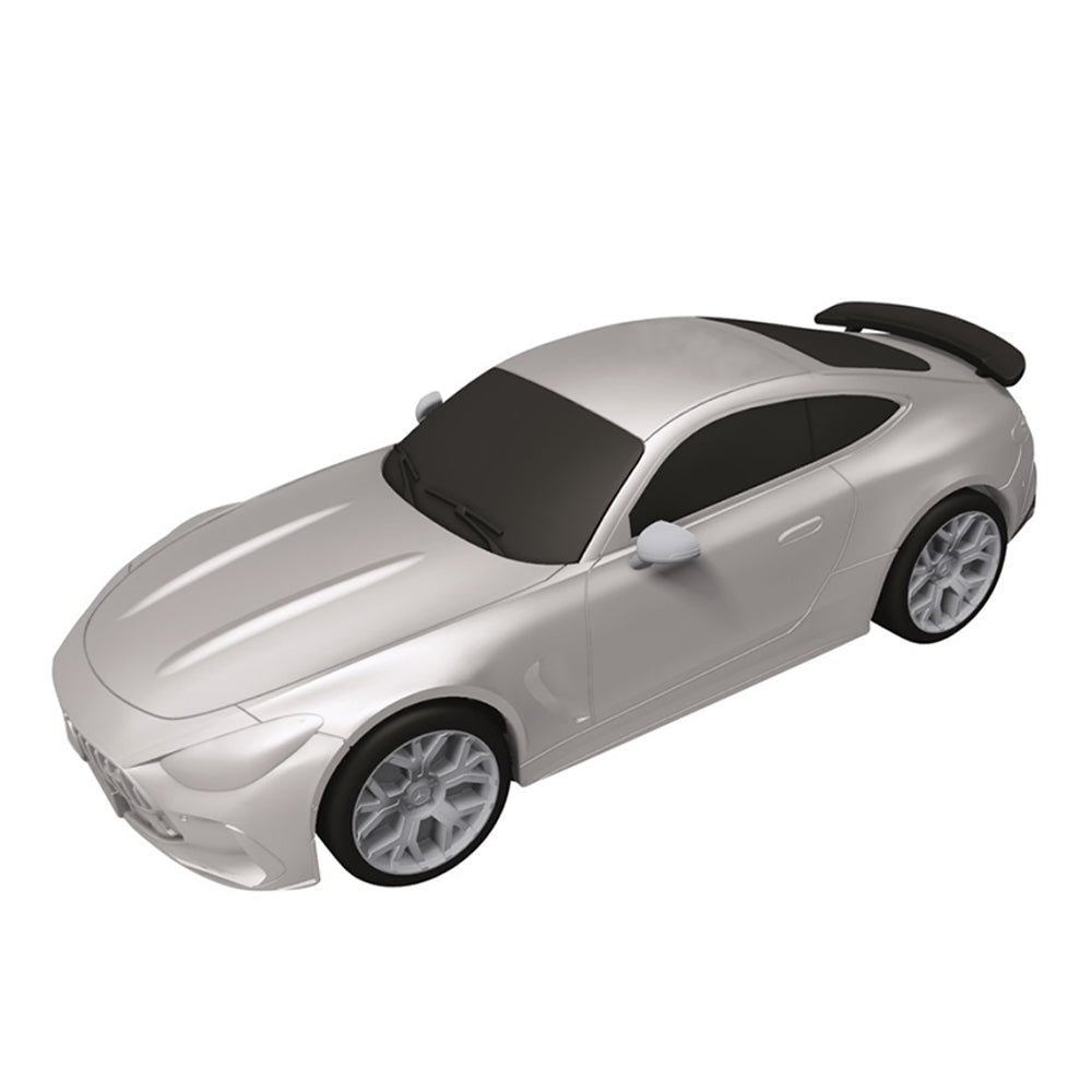 Carrera GO!!! 1:43 Scale AMG Mercedes GT Selenite Gray Slot Car Toy