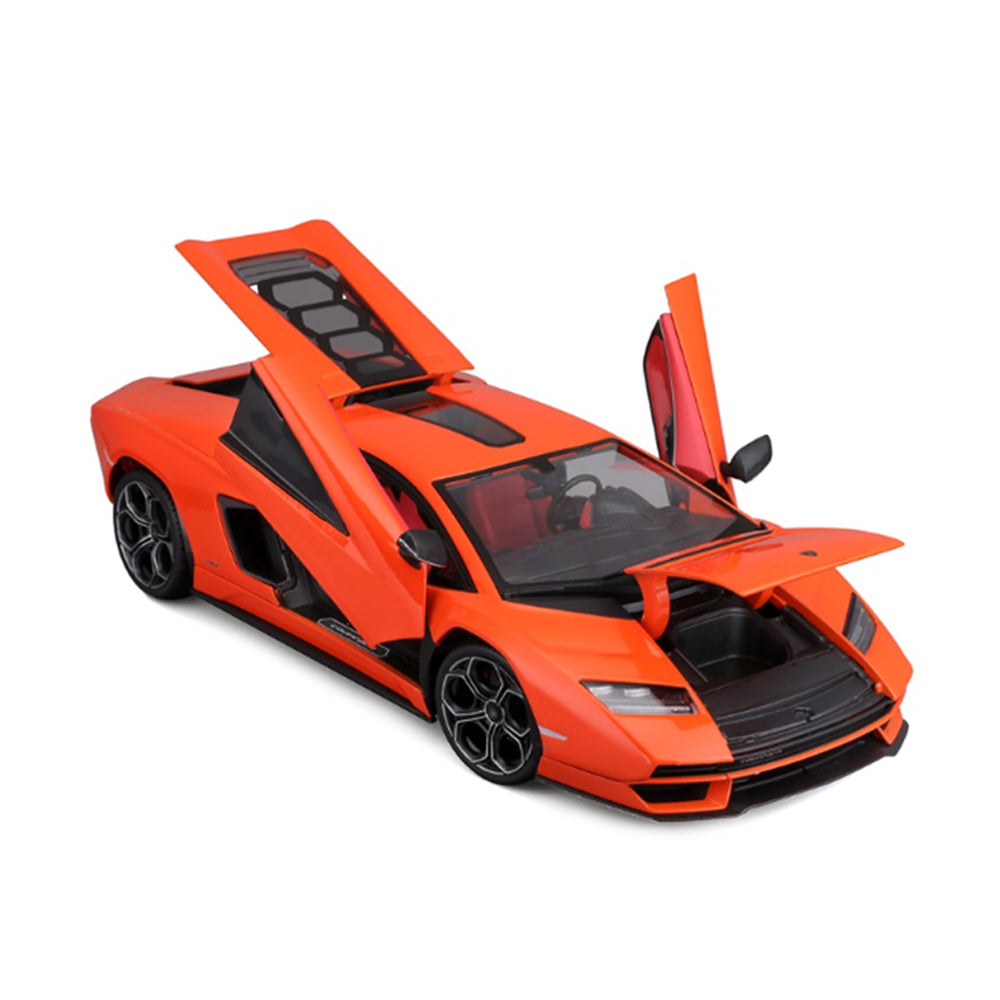Maisto 1:18 Scale 2021 Lamborghini Countach LPI 800-4 Orange Diecast Model Car
