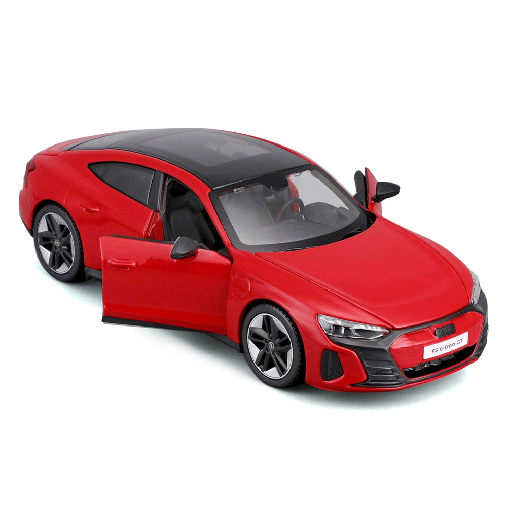 Maisto 1:25 Scale 2022 Audi RS E-tron GT Red With Black Top Diecast Car Model