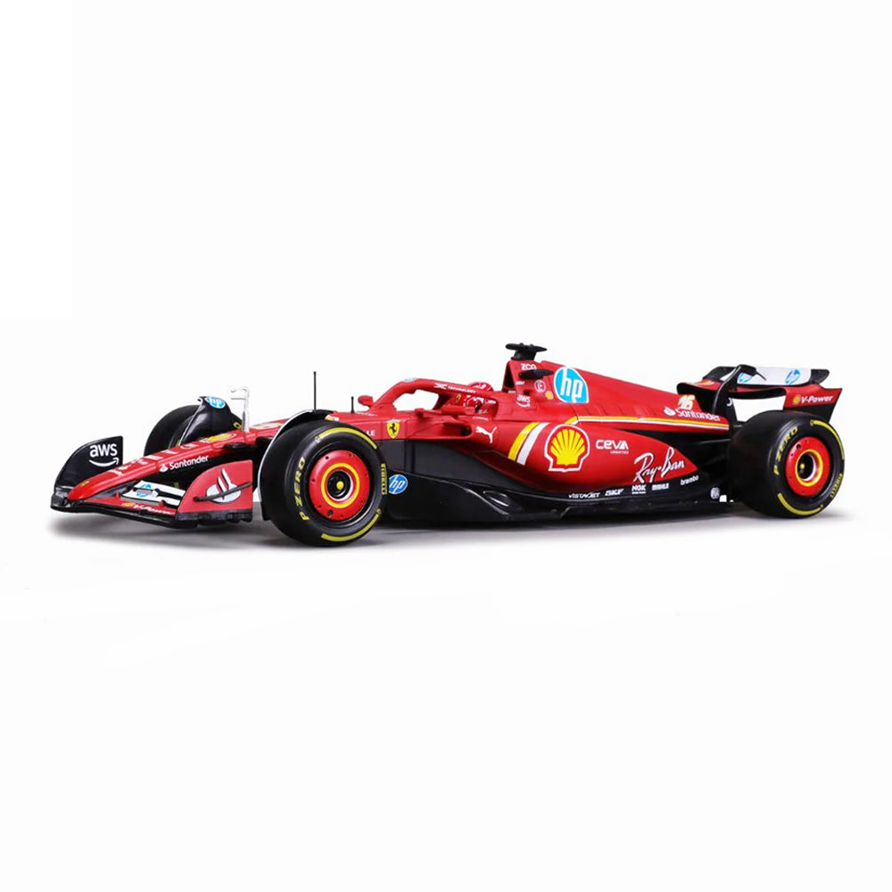 Bburago 1:18 Scale Formula Racing 2024 F1 Ferrari SF-24 #16 Leclerc Diecast Car