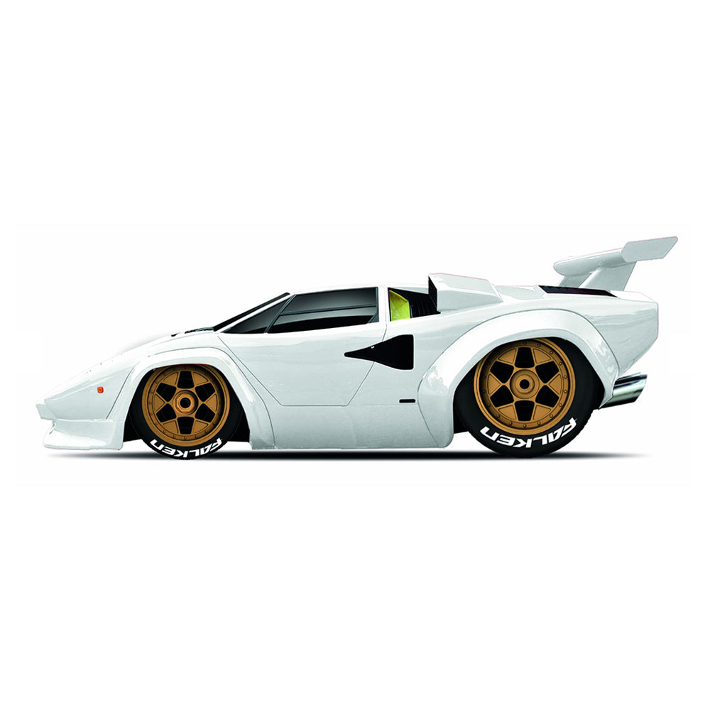 Maisto 1:64 Scale Muscle Machines Lamborghini Countach #17 White Diecast Car