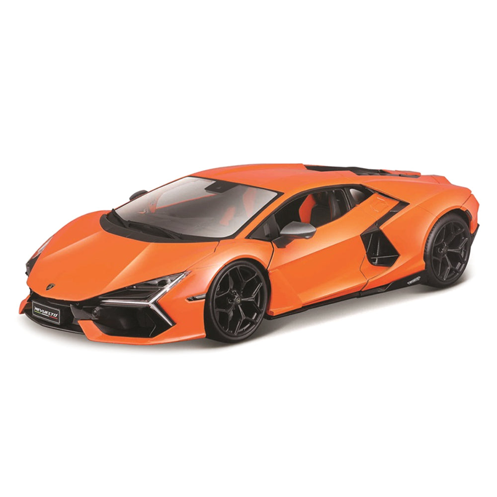 Maisto 1:18 Scale 2023 Lamborghini Revuelto HPEV Hybrid Orange Diecast Car