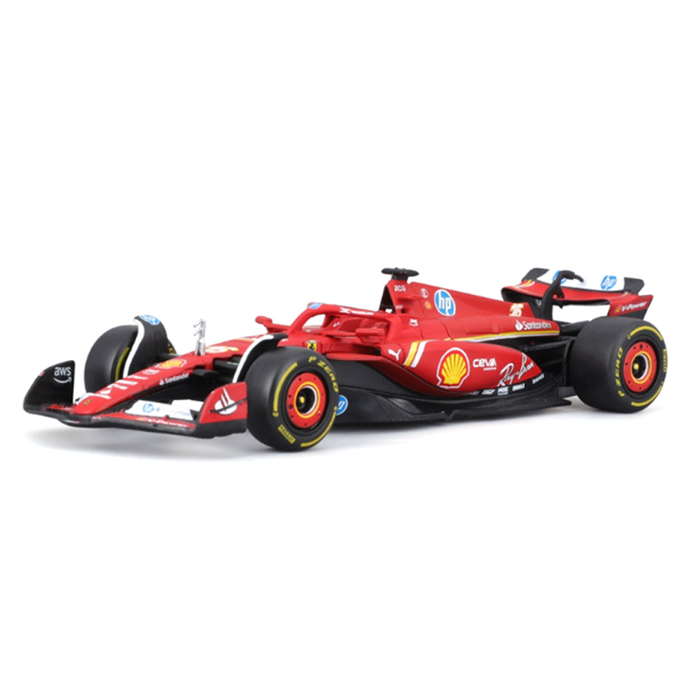 Bburago 1:43 Scale Formula Racing 2024 F-1 Ferrari SF-24 #16 Leclerc Diecast Car