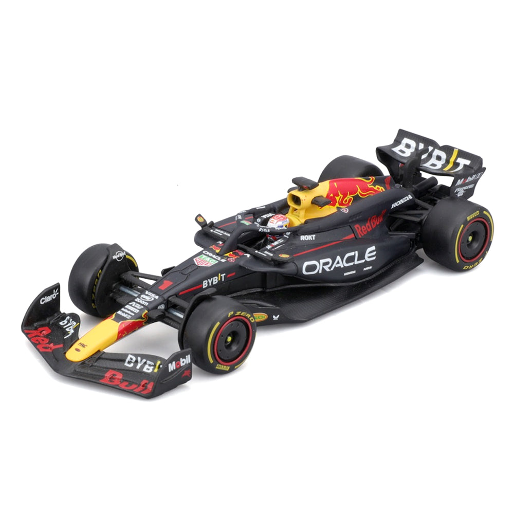 Bburago 1:43 Scale Formula 2024 F1 RedBull Racing RB20 #1 Verstappen With Helmet Model
