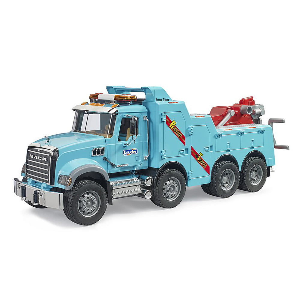 Bruder 1:16 Scale Mack Granite Heavy Haulage Tow Truck With Sound & Light Model