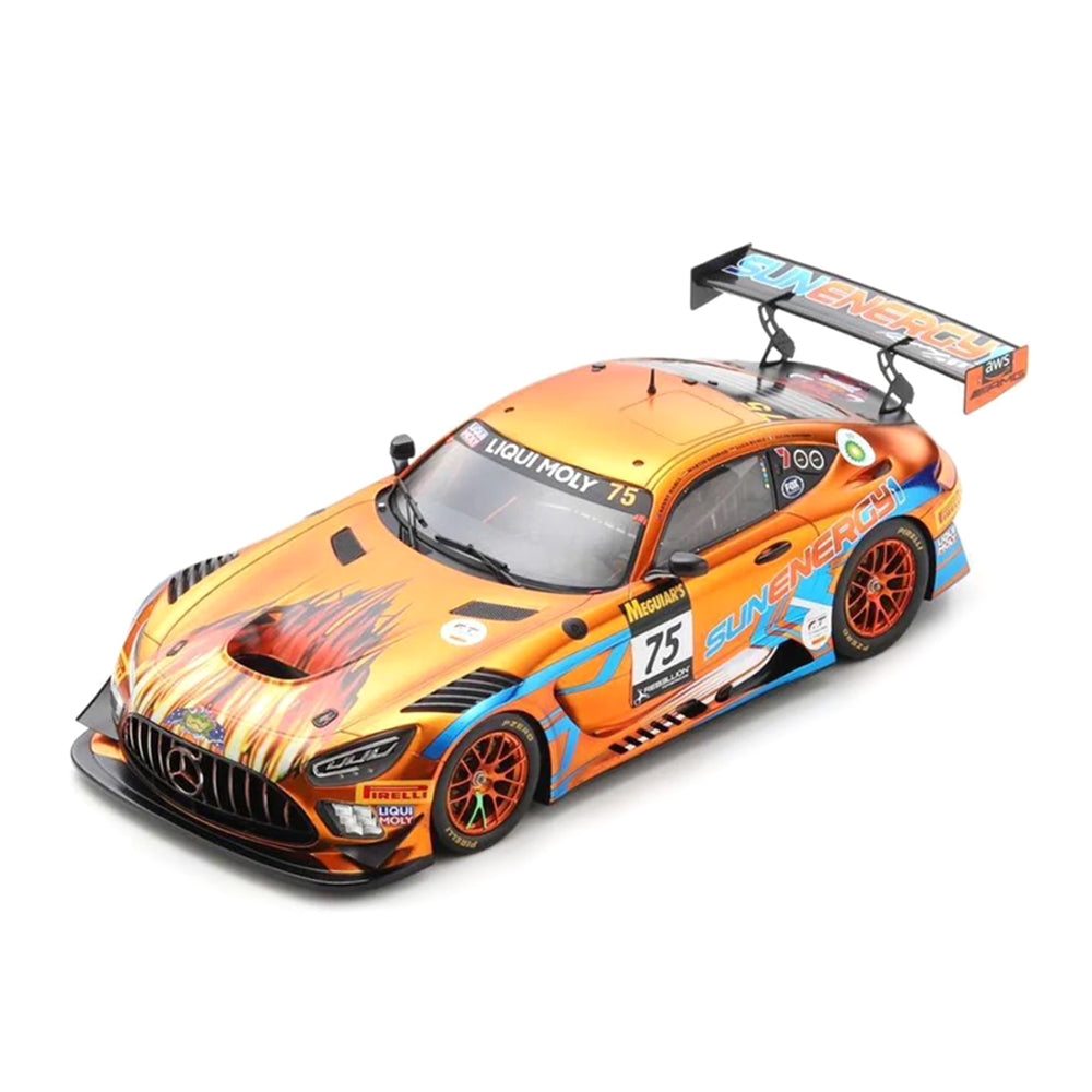 Spark 1:18 Scale Mercedes-AMG Gt3 No.75 SunEnergy 1 Racing Car Resin Model