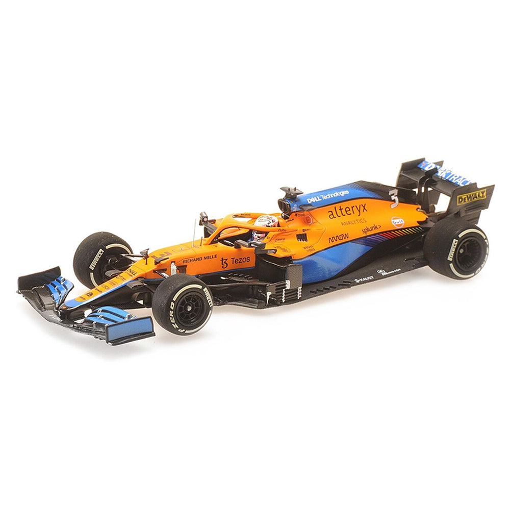 Minichamps 1:43 Scale Mclaren MCL35M Daniel Ricciardo Winner Italian GP 2021 Model Car