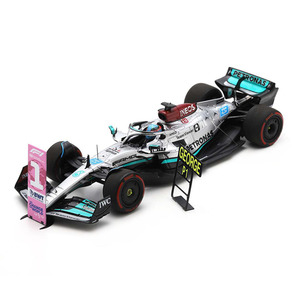 Spark 1:43 Scale Mercedes-AMG Petronas #63 W13 E Performance Winner Brazilian GP 2022