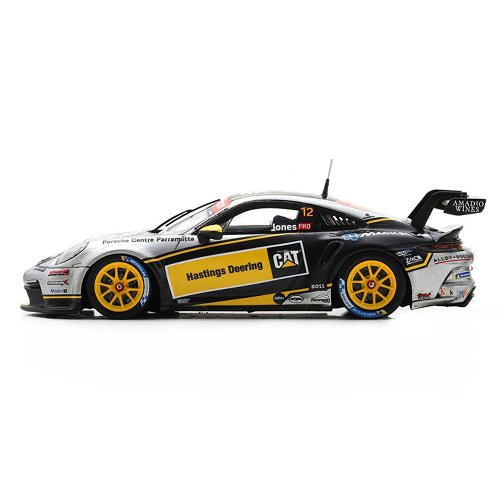 Spark 1:43 Scale Porsche 911 GT3 #12 Carrera Cup Australia Champion 2022 Harri Jones