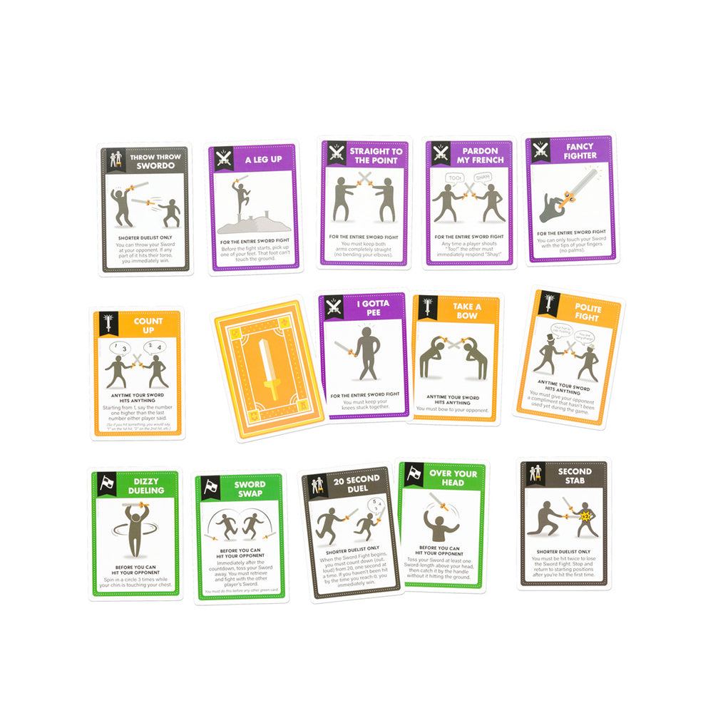 Exploding Kittens Let's Hit Each Other With Fake Swords Card Game 3-6 Players